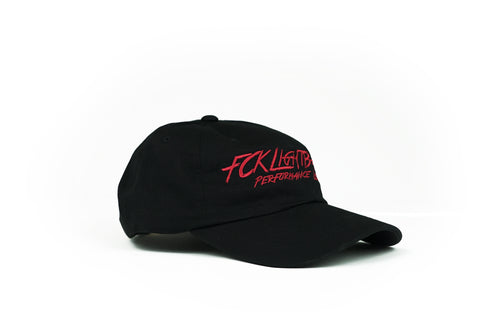Black and Red Classic Hat by FCK LightBars