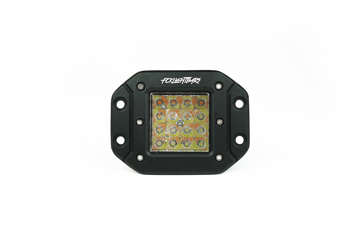 Dual Purpose Chase Flush Mount LED Light Pods in Amber