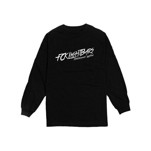 Long Sleeve T-Shirt (Black/White) Front