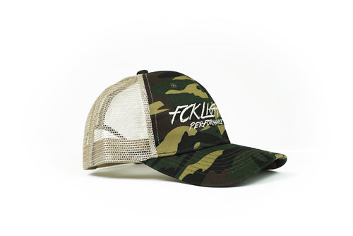 Snapback Hat – Army Camo / Desert Tan
