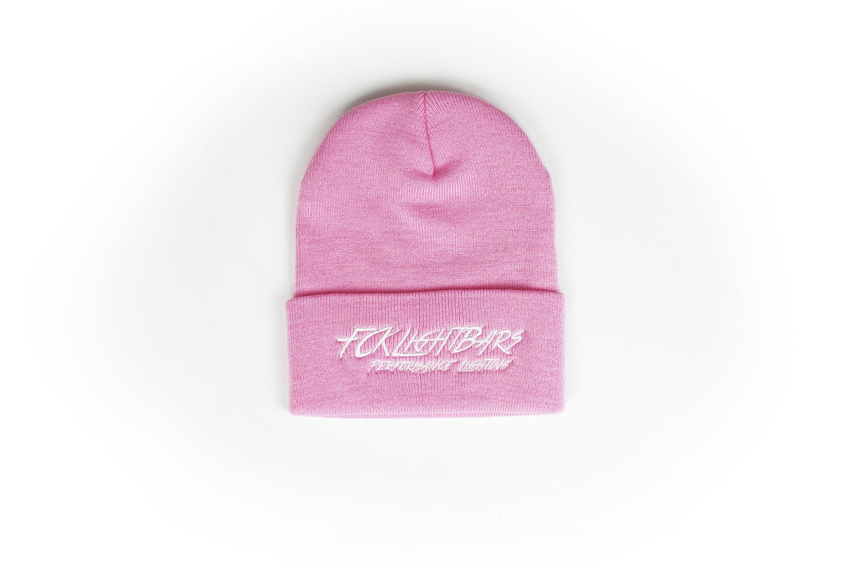Classic Beanie in Pink by FCKLightBars