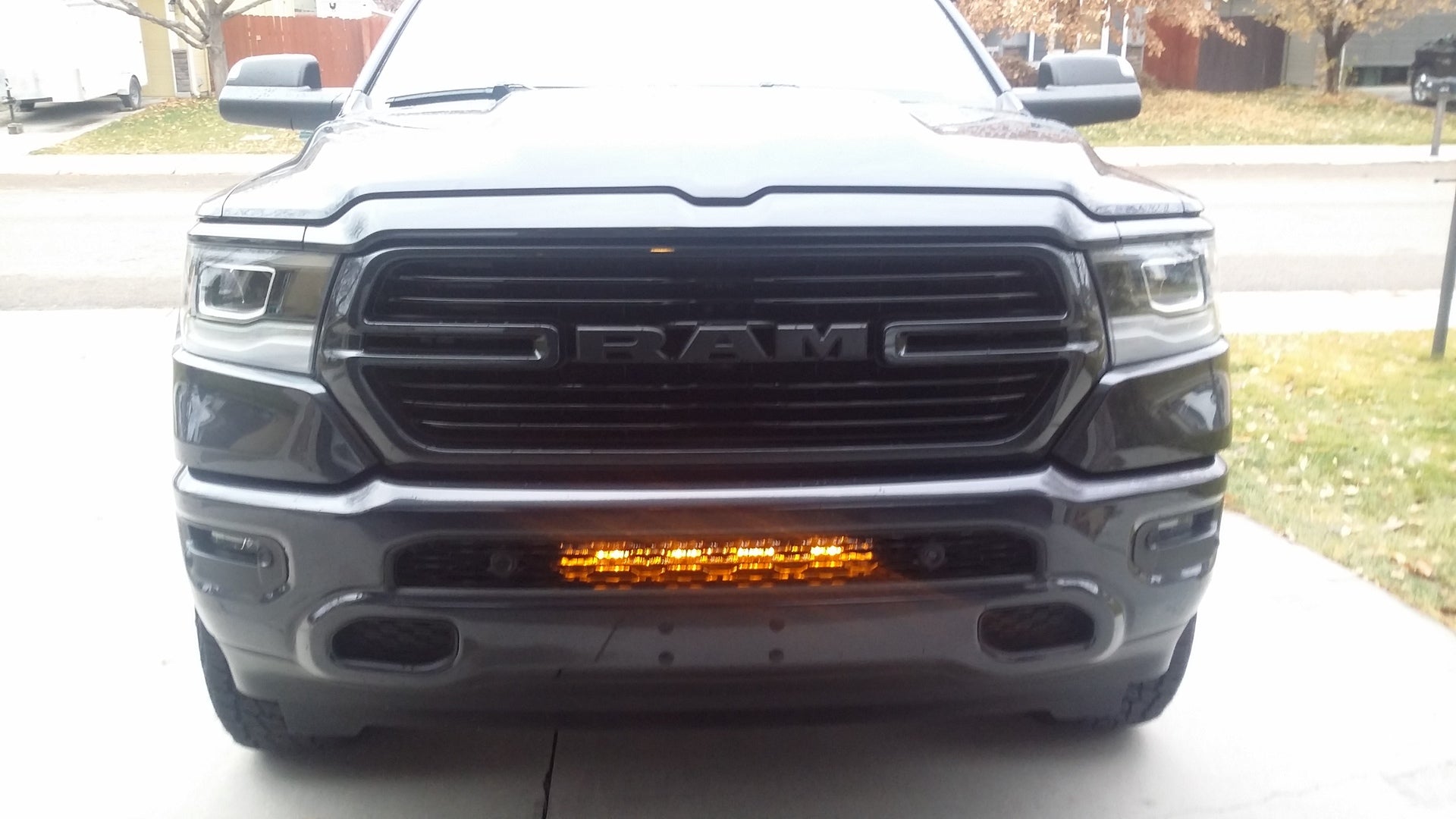 thumbnail image 2 of Front Bumper LED Fog Light Kit W/ Brackets – 2019-2022 Dodge Ram 1500, DOT/SAE 2 of 5